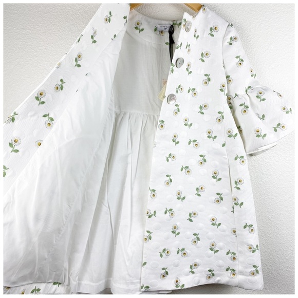 NWT Monna Lisa Daisy Ottoman Topcoat Size 10 - Picture 11 of 14